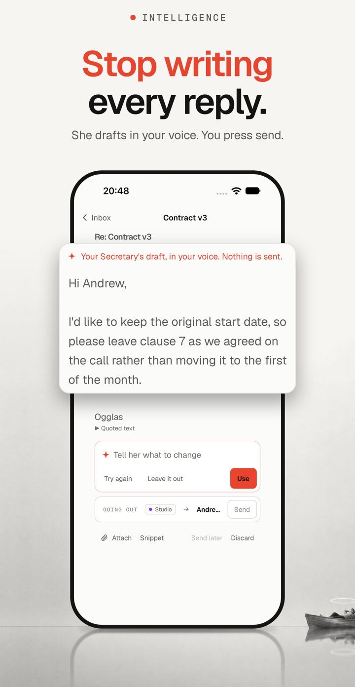 Stop writing every reply.