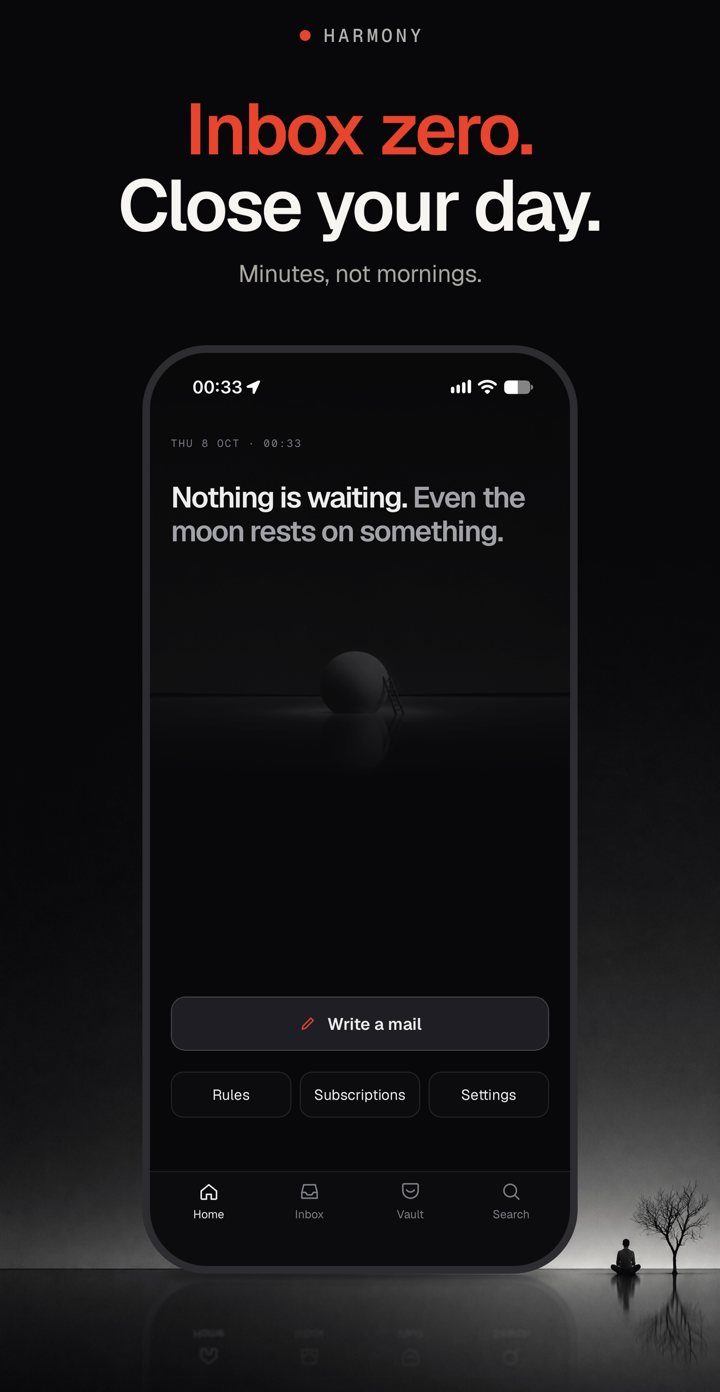 Inbox zero. Close your day.